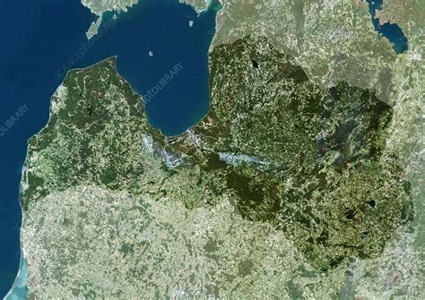 latvia satellite map.